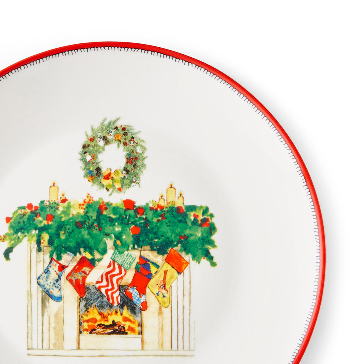 Kit Kemp Doodles Christmas 4 Cake Plates image number null